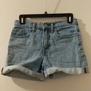 Everlane mid rise Jean shorts